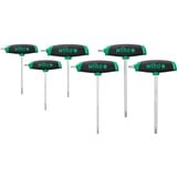 Wiha Set di chiavi a perno esagonali, con manico trasversale ComfortGrip, Cacciavite Nero/Rosso