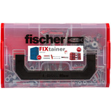 fischer FixTainer - DuoLine + vite, Tassello grigio chiaro/Rosso