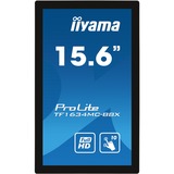 iiyama ProLite TF1634MC-B8X Monitor PC 39,6 cm (15.6") 1920 x 1080 Pixel Full HD LED Touch screen Multi utente Nero Nero, 39,6 cm (15.6"), 1920 x 1080 Pixel, Full HD, LED, Nero