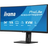 iiyama XCB3497WQSNP-B1, Monitor LED Nero (opaco)