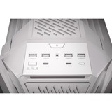 ASUS ROG GR701 Hyperion White Bianco, Torre grande telaio bianco, PC, Bianco, ATX, EATX, micro ATX, Mini-ITX, Alluminio, Multi, Frontale