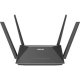 ASUS RT-AX52 Pro AX3000 router wireless Gigabit Ethernet Dual-band (2.4 GHz/5 GHz) Nero Wi-Fi 6 (802.11ax), Dual-band (2.4 GHz/5 GHz), Collegamento ethernet LAN, Nero, Router da tavolo