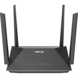 ASUS RT-AX52 Pro AX3000 router wireless Gigabit Ethernet Dual-band (2.4 GHz/5 GHz) Nero Wi-Fi 6 (802.11ax), Dual-band (2.4 GHz/5 GHz), Collegamento ethernet LAN, Nero, Router da tavolo