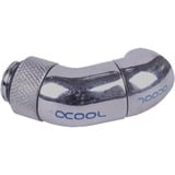 Alphacool 17059 raccordo e adattatore per tubo Connettore per tubo Ottone Nichel, Argento 1 pz cromo, Connettore per tubo, 1/4", Maschio/Femmina, Ottone, Nichel, Argento