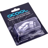 Alphacool 17059 raccordo e adattatore per tubo Connettore per tubo Ottone Nichel, Argento 1 pz cromo, Connettore per tubo, 1/4", Maschio/Femmina, Ottone, Nichel, Argento