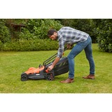 BLACK+DECKER BEMW481BH tagliaerba Tagliaerba a spinta AC Nero, Arancione arancione /Nero, Tagliaerba a spinta, 800 m², 42 cm, 2 cm, 7 cm, 50 L