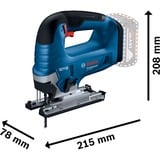 Bosch GST 18V-125 B Professional seghetto elettrico, Puzzle blu/Nero, 94,5 dB, 83,5 dB, 360 mm, 440 mm, 150 mm