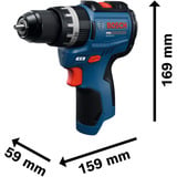 Bosch Trapano avvitatore a percussione a batteria GSB12V-31 in L-BOXX, Cordless Vendita al dettaglio