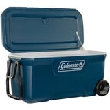Coleman 100QT Xtreme Wheeled, Scatola cool blu/Bianco