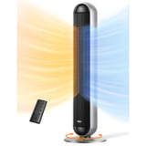 DREO Ventilatore a torre e termoventilatore 806S argento/Nero