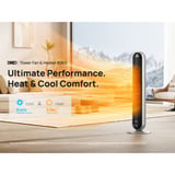 DREO Ventilatore a torre e termoventilatore 806S argento/Nero