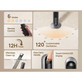 DREO Ventilatore a torre e termoventilatore 806S argento/Nero