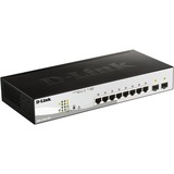D-Link DGS-1210-10P/E, Interruttore grigio/Nero