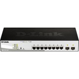 D-Link DGS-1210-10P/E, Interruttore grigio/Nero