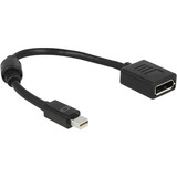 DeLOCK Cavo adattatore Mini DisplayPort > DisplayPort 1.4, 8K Nero