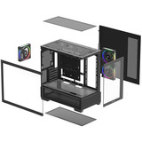 DeepCool CG380 3F, Chassis Tower Nero