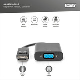 Digitus AK-340410-001-S, Adattatore Nero