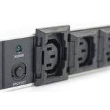 Digitus DN-95404, Ciabatta Nero/alluminio