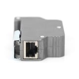 Digitus Protezione da sovratensioni PoE (RJ-45), montaggio su guida DIN grigio