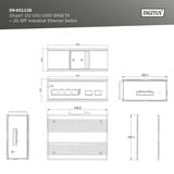 Digitus Rete Ethernet Gigabit 16 porte, Interruttore 