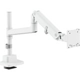 Digitus Supporto singolo per monitor, 57", 27 kg, Base per monitor bianco