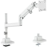 Digitus Supporto singolo per monitor, 57", 27 kg, Base per monitor bianco