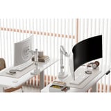 Digitus Supporto singolo per monitor, 57", 27 kg, Base per monitor bianco