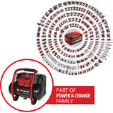 EINHELL Compressore a batteria Power X-Change TE-AC 36/150 Li OF - Solo, 36 Volt (2x18V) Nero/Rosso