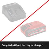 EINHELL Compressore a batteria Power X-Change TE-AC 36/150 Li OF - Solo, 36 Volt (2x18V) Nero/Rosso
