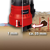 EINHELL GC-DP 7035 LL, 4181570, Pompe immersione e pressione rosso/Nero