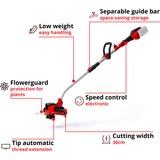 EINHELL GE-CT 36/30 Li E-Solo Batteria Nero, Grigio, Rosso rosso/Nero, Tagliabordi, 2 mm, 0,8 m, 9000 Giri/min, Nero, Grigio, Rosso, 30 cm