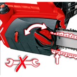 EINHELL GE-EC 2240 2200W Nero, Rosso motosega a corrente, Sega a catena rosso/Nero, 15 m/s, Nero, Rosso, 215 mm, 275 mm, 53 cm, 5,6 kg