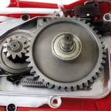 EINHELL GE-EC 2240 2200W Nero, Rosso motosega a corrente, Sega a catena rosso/Nero, 15 m/s, Nero, Rosso, 215 mm, 275 mm, 53 cm, 5,6 kg