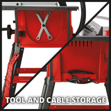 EINHELL Sega circolare da banco, Sega circolare da tavolo rosso