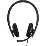 EPOS ADAPT 160 USB II Auricolare Cablato A Padiglione Ufficio USB tipo A Nero, Headset Nero, Cablato, Ufficio, 20 - 20000 Hz, 136 g, Auricolare, Nero