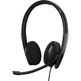 EPOS ADAPT 160 USB II Auricolare Cablato A Padiglione Ufficio USB tipo A Nero, Headset Nero, Cablato, Ufficio, 20 - 20000 Hz, 136 g, Auricolare, Nero