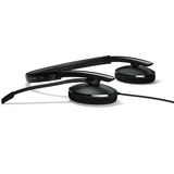 EPOS | SENNHEISER ADAPT 160 USB II Auricolare Cablato A Padiglione Ufficio USB tipo A Nero Nero, Cablato, Ufficio, 20 - 20000 Hz, 136 g, Auricolare, Nero