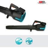 GARDENA PowerJet 18V P4A soffiatore di foglie cordless Nero, Blu, Arancione 19 V Ioni di Litio grigio/Turchese, Soffiatore portatile, Nero, Blu, Arancione, Soffiante, Elettrico, 96 dB, 19 V