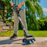 GARDENA Spazzola a rullo media, per pulitore multi a batteria AquaBrush, Spazzole di lavaggio grigio/Turchese