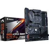 GIGABYTE B550 AORUS ELITE V2 scheda madre AMD B550 Socket AM4 ATX grigio scuro, AMD, Socket AM4, 3rd Generation AMD Ryzen™ 3, 3rd Generation AMD Ryzen 5, 3rd Generation AMD Ryzen™ 7, 3rd..., DDR4-SDRAM, 128 GB, DIMM