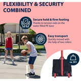 HUDORA Start Basketballständer 260, Attrezzature per il fitness rosso/Nero