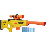 Hasbro Marvel Avengers Fortnite - BASR-L Bolt Action, Pistola NERF giallo/Orange, Blaster giocattolo, Ragazzo, 8 anno/i