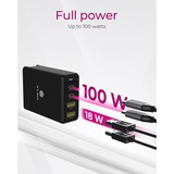 ICY BOX IB-PS1040-PD Universale Nero AC Ricarica rapida Interno, Caricabatterie Nero, Interno, AC, 20 V, Nero