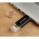 Intenso Twist Line 256 GB, Chiavetta USB antracite/trasparente