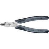 KNIPEX 78 03 140 ESD non classificato, Pinze per elettronica grigio, Side-cutting pliers, Acciaio inossidabile, Acciaio, Plastica, Nero/Grigio, 12,5 cm, 55 g