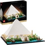 LEGO Architecture 21058 La Grande Piramide di Giza, Set da Collezione per Adulti, Hobby Creativi, Decorazione per la Casa, Giochi di costruzione Set da Collezione per Adulti, Hobby Creativi, Decorazione per la Casa, Set da costruzione, 18 anno/i, Plastica, 1476 pz, 2,64 kg