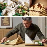 LEGO Architecture 21058 La Grande Piramide di Giza, Set da Collezione per Adulti, Hobby Creativi, Decorazione per la Casa, Giochi di costruzione Set da Collezione per Adulti, Hobby Creativi, Decorazione per la Casa, Set da costruzione, 18 anno/i, Plastica, 1476 pz, 2,64 kg
