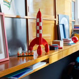 LEGO Ideas Il razzo lunare di Tintin, Giochi di costruzione Kit Modellismo per Adulti, 5 Minifigure, Cane, Decorazioni Fai da Te, Regalo per Fan, Set da costruzione, 18 anno/i, Plastica, 1283 pz, 1,49 kg