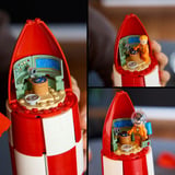 LEGO Ideas Il razzo lunare di Tintin, Giochi di costruzione Kit Modellismo per Adulti, 5 Minifigure, Cane, Decorazioni Fai da Te, Regalo per Fan, Set da costruzione, 18 anno/i, Plastica, 1283 pz, 1,49 kg