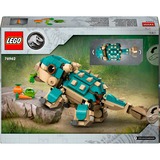 LEGO Jurassic World Baby Bumpy: anchilosauro, Giochi di costruzione Set da costruzione, 7 anno/i, Plastica, 358 pz, 388 g